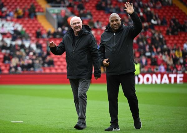 Eriksson fulfils lifelong dream by managing Liverpool in charity game