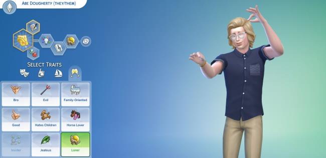 a musician sim co<em></em>nducting an orchestra in the create a sim menu selec<em></em>ting traits sims 4 entertainer career guide