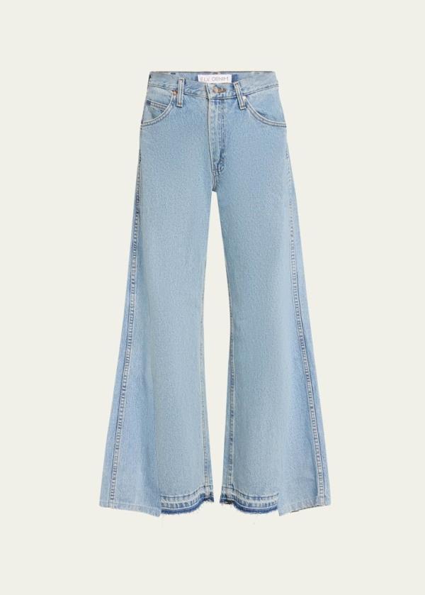 Image of the ELV DENIM Freya Slouchy Wide-Leg Jeans